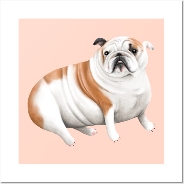 British Bulldog Wall Art by Sophie Corrigan